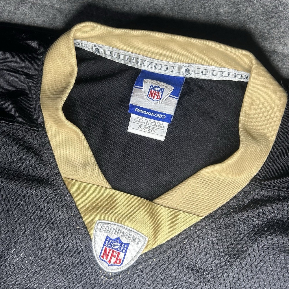 Reebok Men's 2xl Reggie Bush New Orleans Saints Black NFL Jersey - Picture 8 of 13